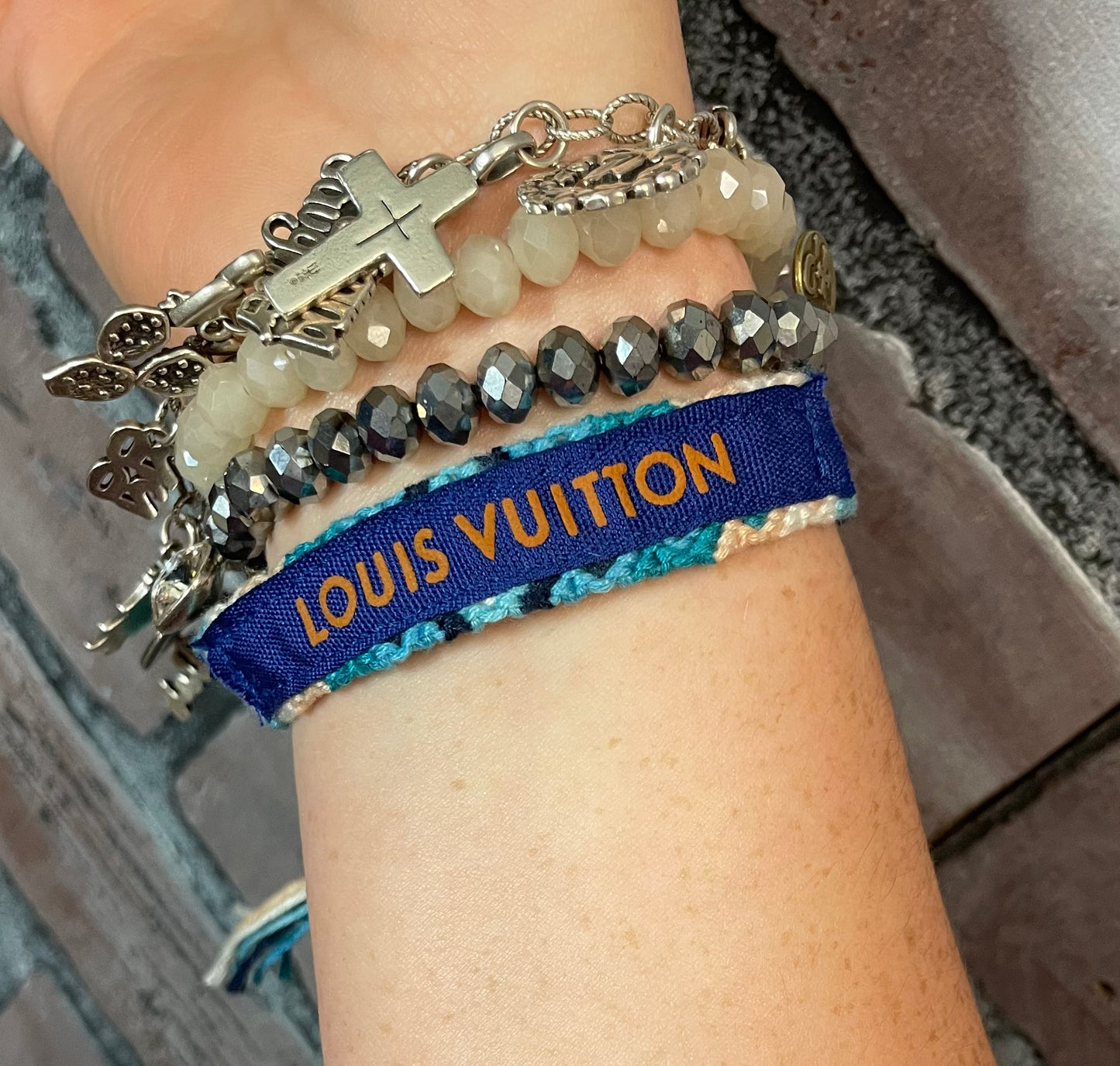Designer Inspired Braided Bracelet Louis